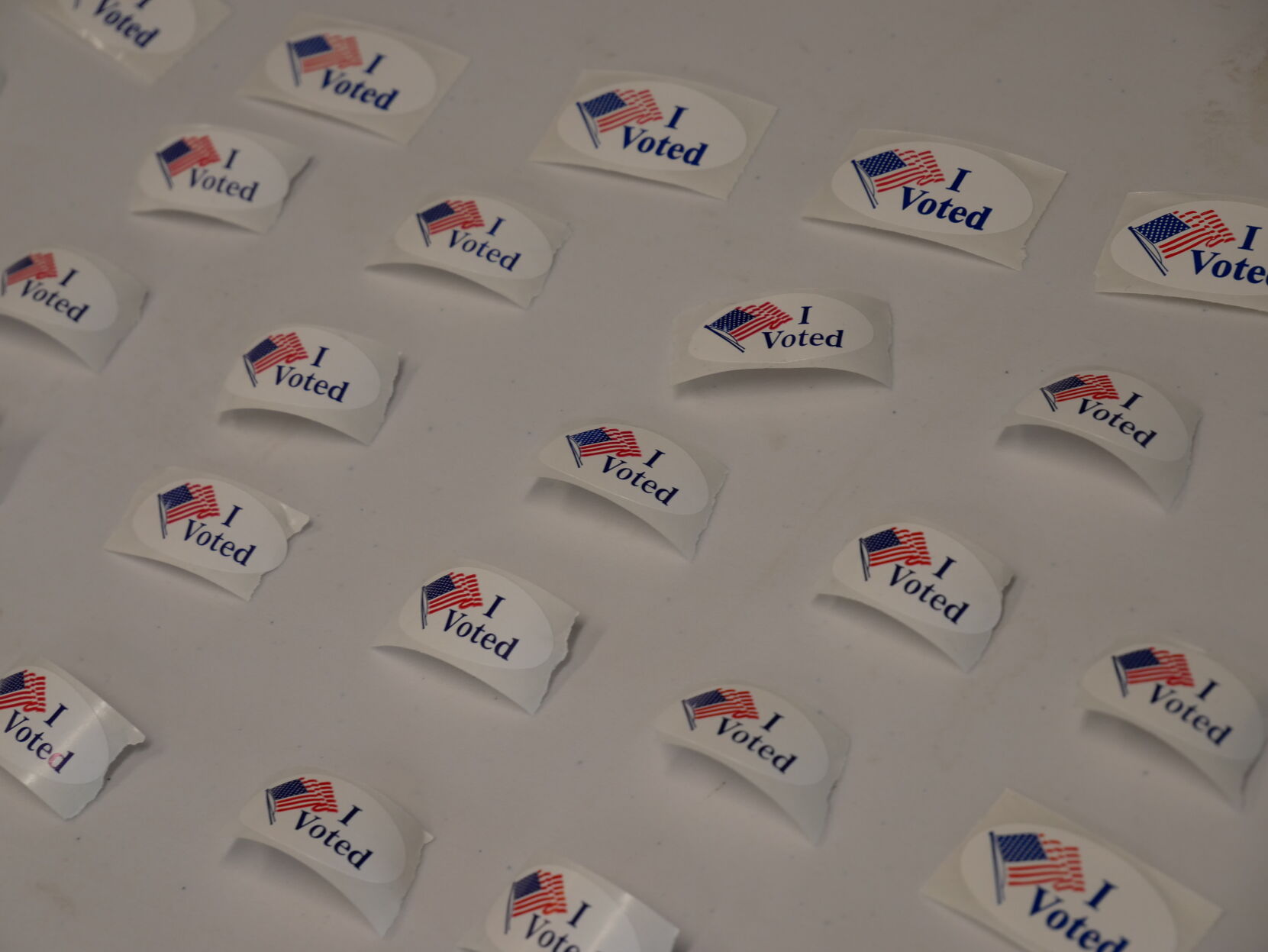 "I Voted" stickers, Highgate Sports Arena, 11-3-2020